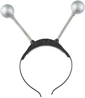 Metallic Antennae Shape Headband For Women Fashion LED Luminous Hair Hoop Carnivals Party Cosplay Alien Hairband Led Headband Led Headband Party Led Headband Led Headband Kids Led Headband Festival Up