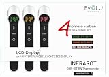 EVOLU Fieberthermometer für Babys, Kinder und Erwachsene Kontaktlos NON CONTACT INFAROT...