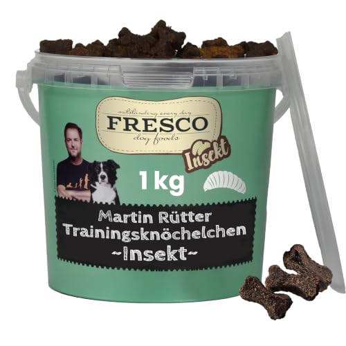 FRESCO Dog Martin Rütter Trainingsknöchelchen Insekt 1kg | Hundeleckerli
