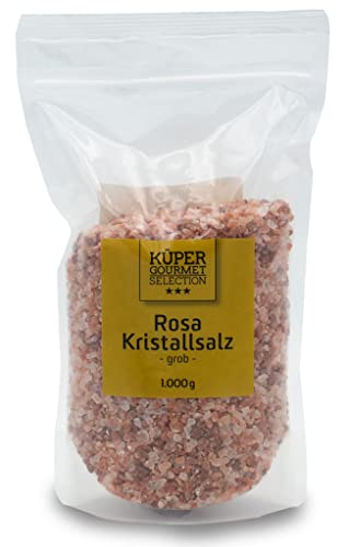 Rosa Kristallsalz | grob | Küper Selection | 1000g | 100% Natürlich | Zum Würzen und Verfeinern von Gerichten Cover