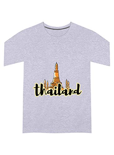 Image of CreativiT Graphic Printed T-Shirt for Unisex Thailand Tshirt | Casual Half Sleeve Round Neck T-Shirt | 100% Cotton | D00867-37