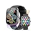 Smartwatch Herren Damen mit Telefonfunktion, 1.91" Fitnessuhr Damen, 100+Sportmodi IP68 Wasserdicht Sportuhr, Smart Watch mit Schrittzähler, Herzfrequenz, SpO2, Schlafmonitor, Uhren für iOS Android