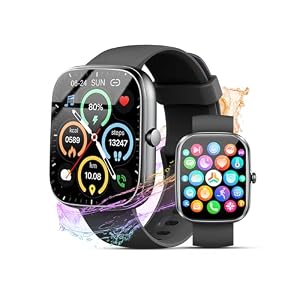 Smart Watch for Men Women (Answer/Make Call), 2026 New 1.91″ HD SmartWatch, Fitness Watch with 120+ Sport Modes, IP68 Waterproof, Pedometer, Heart Rate/Sleep Monitor, Activity Tracker for Android iOS