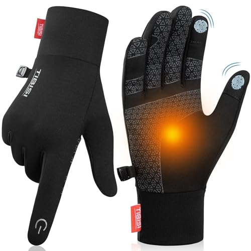 Winter Fahrradhandschuhe Für Herren & Damen – Touchscreen-tauglich, Wasserabweisend, Rutschfest – Für Outdoor-Sport