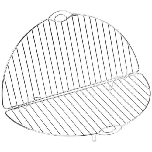 Zenker 42475 Présentoir à gâteau, volette à gâteau, grille de refroidissement pour gâteau, accessoire de pâtisserie, Acier inoxydable, Argent, 32 cm