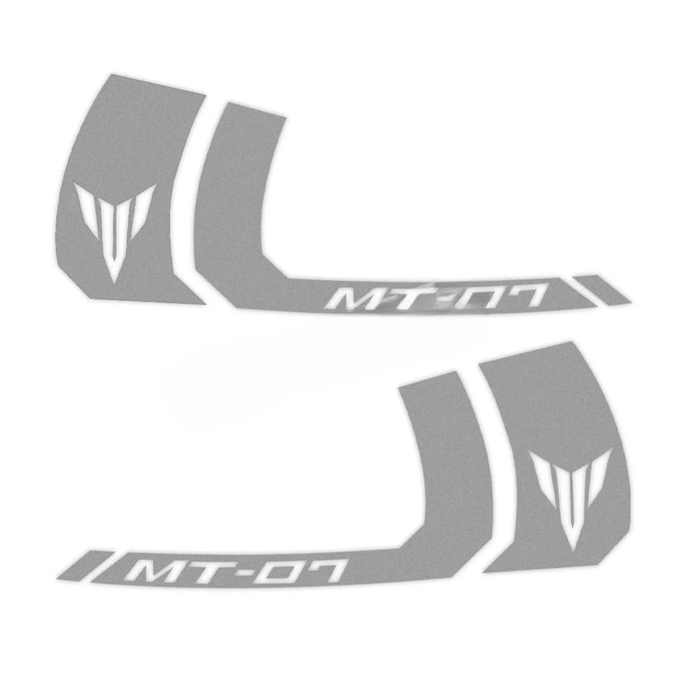 Motorbike Tank Protector Motorcycle Fuel Tank Sticker Stripe Decal Accessories for MT-07 MT07 Mt 07 Pad Stickers