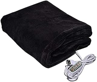 Faderr Electric Blanket, Thermostat Electric Blanket USB Heating Blanket, Soft Plush Heating Pads Heated Shawl, Heated Throw Blanket Shawl Wrap for Car Office Home