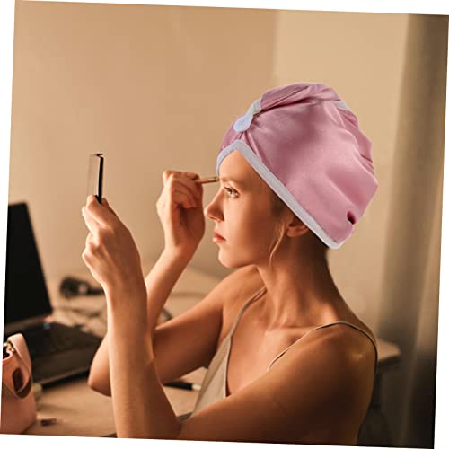 Balacoo Touca De Cabelo Seco De Veludo Cristal Touca De Secagem Para Cabelos Cacheados Touca De Cabe