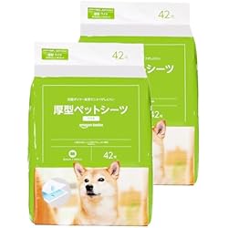 Amazon | 【セット買い】Amazonベーシック ペットシーツ 厚型 スーパー