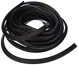 Kantenschutzprofil aus PVC mit Metallklemmband, Farbe schwarz, passend für Kantenstärken 1 - 2 mm, besonders geeignet für Blech-, Metall- und Kunststoffkanten, Länge 5 m