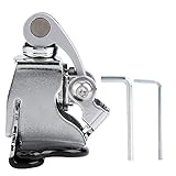 ROMACK Clip inalámbrico MB-130 Clip de Acero Inoxidable con Almohadilla de Silicona, para automóvil, para walkie Talkie(Silver)