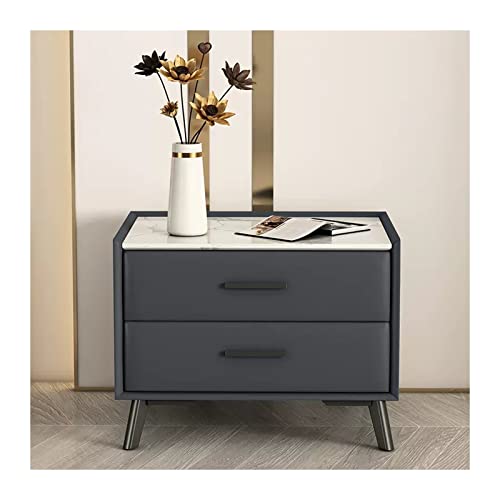 4. Design di archiviazione a 2 cassetti, espandere lo spazio di archiviazione, posizionare più oggetti da dividere finemente e archiviare in modo più organizzato. Può contenere libri, orologi, telefoni o riviste. Questo comodino manterrà organizzata la tua camera da letto
