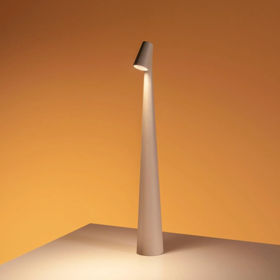 Lampe De Table Led Sans Fil, Lampe De Bureau Rechargeable Usb Batterie Integree De 2000 Mah Lampe De Table Portable Moderne Etanche Ip54 Pour Restaurant Diner Chambre A Coucher Exterieur  Or Rose