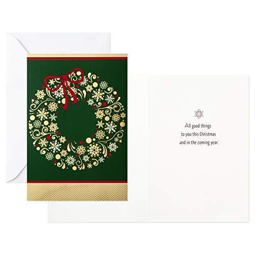 Image Arts Christmas Boxed Cards Assortment, Elegant Icons (4 Designs, 24 Cards With Envelopes) #TOP6
