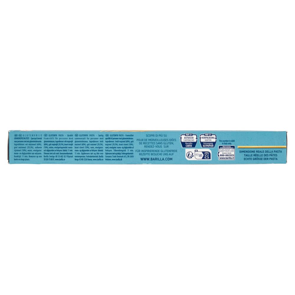 Italian Gourmet Spaghetti pasta senza glutine glutenfrei 16 x 400g | Con mais e riso integrale, vegan, laktosefrei, cottura al dente in 11, Gesamtnettogewicht 6,4 kg + Kostenlos Polpa 400g