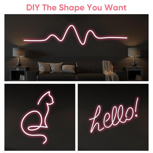 Tira de Luz LED Flexible 5m Color Rosa con Adaptador miniatura 7