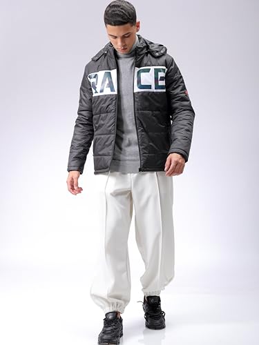 Image of The Indian Garage Co Men's Polyester Standard Puffer Jacket
