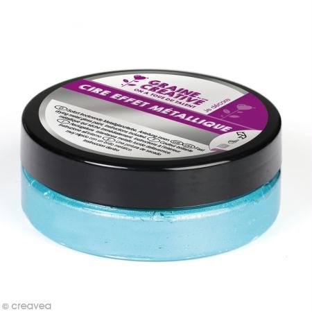 Graine Créative Patina Wax Metallic Effect Turquoise Blue