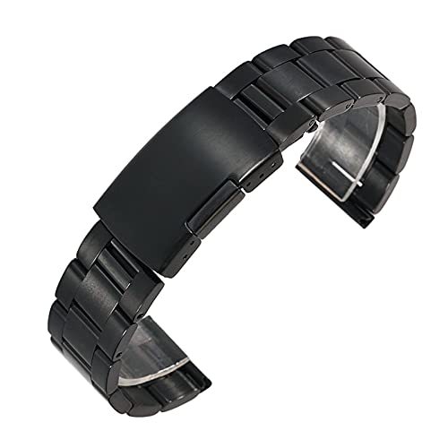 Remplacement acier inoxydable classique solide 24mm pour votre montre du quotidien