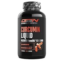 Curcuma NovaSol® - 120 Liquid Kapseln - 1000 mg Curcumin pro Tagesportion - Mit patentiertem NovaSOL - 185 x höhere Bioverfügbarkeit durch flüssige Kurkuma Form - vegan