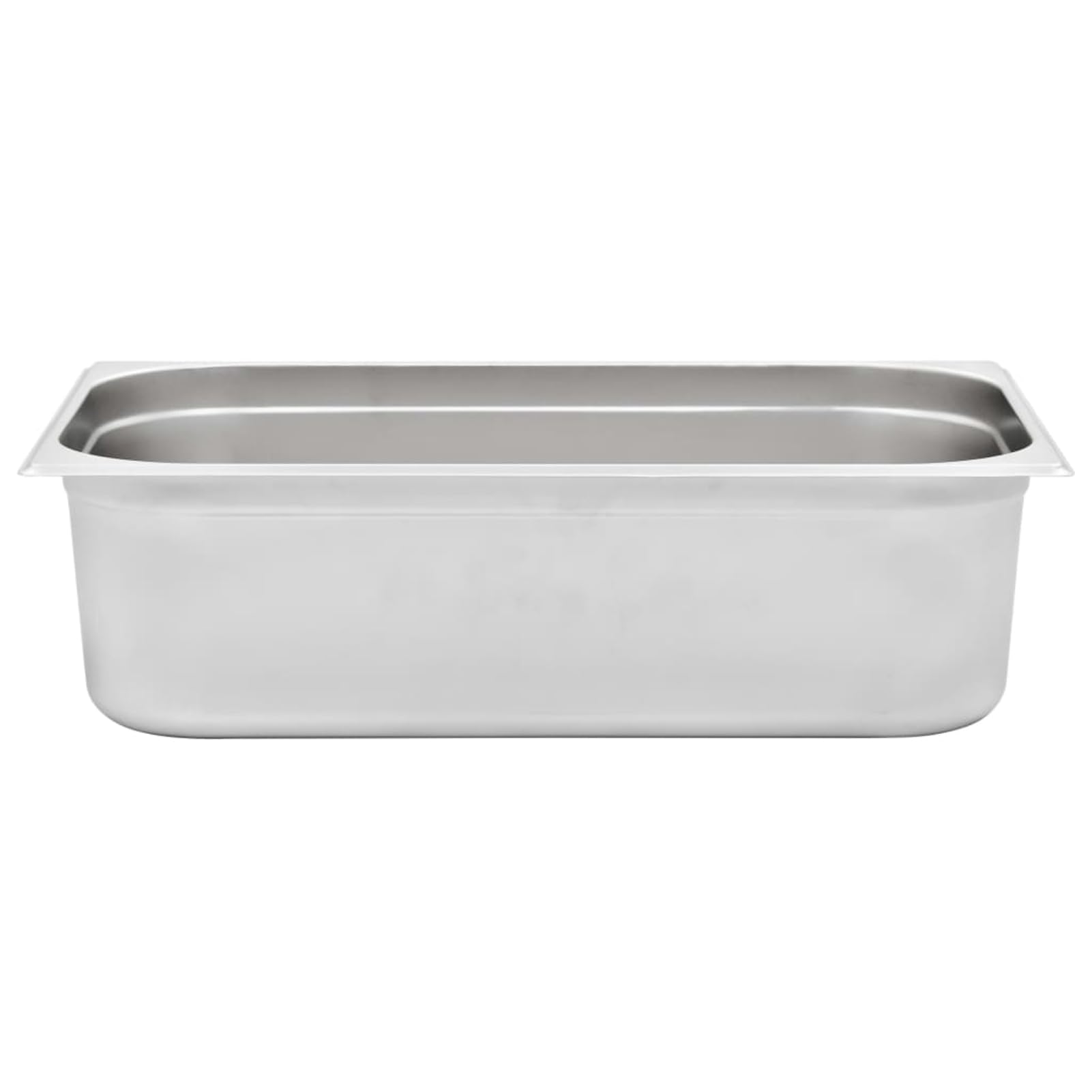 Homgoday Gastronorm - Contenedores de acero inoxidable, 2 unidades, GN 1/1, 150 mm, muebles de interior para salón, oficina o dormitorio