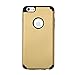 iPhone 6 Plus Protective Case, Lumsing™ Hard Soft Rubber Hybrid Shockproof Impact Rugged Armor Defender Case Protective Cover for Apple iPhone 6 Plus (5.5 inch Screen) with Screen Protector (Gold/Black)