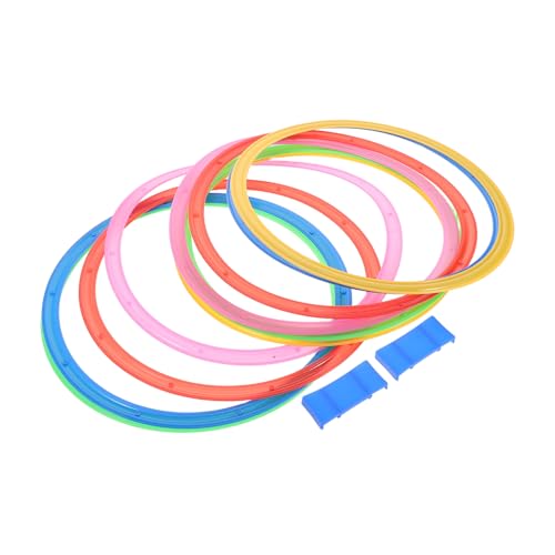 BESPORTBLE Hoop Set Boys and Girls Agility Training Portable Ring Game Outdoor Indoor Boys and Girls Games Complete Kit for Sensory Development