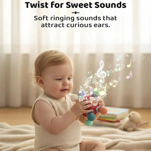 Image of StarAndDaisy Soft Baby Teether and Teeth Rattle Ball Toys for Infants & Toddlers (MBall Teether SkyBlue)