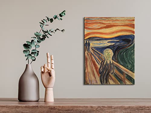 Reproduction Edvard Munch tableau abstrait pour masquer mur vide - 4