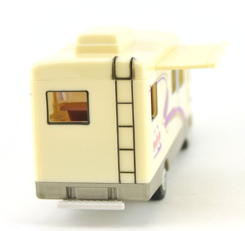 Toy Motorhome, Changeable Interior, Motorized Pull Back Action, 7.5-inch, Recreational Vehicle RV - Thumbnail 7