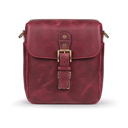 Sac de messager de caméra en cuir pour vos reportages de rue quotidiens