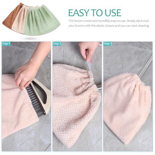 Chiffons de balayage microfibre pour sol propre avec tampons lavables réutilisables - 4