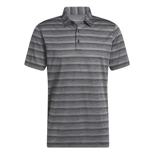 adidas Men's Two-Color Stripe Polo Shirt