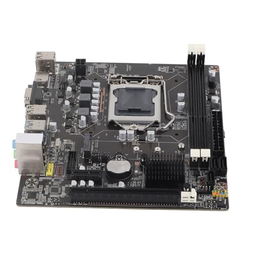 Płyta Główna Komputera Stacjonarnego Yctze LGA 1155 z USB3.0, Płyta Główna Obsługująca B75, DDR3 1700, Kompatybilna z Procesorami Core I7 2600, I3-530, Flex-ATX