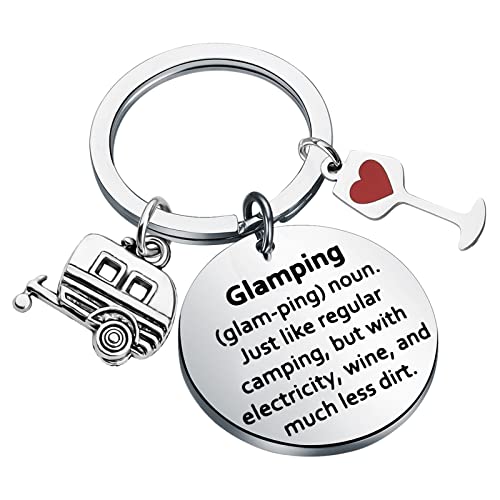 Lywjyb Birdgot Camper RV Gift Camper Keychain Glamping Lifestyle Gift Camp Lover Camping Gift