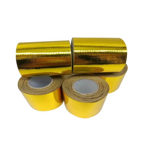 BUGUUYO 10m Thermal Insulation Band for Car Heat Intake Wrap Refit Tape Strong Adhesion