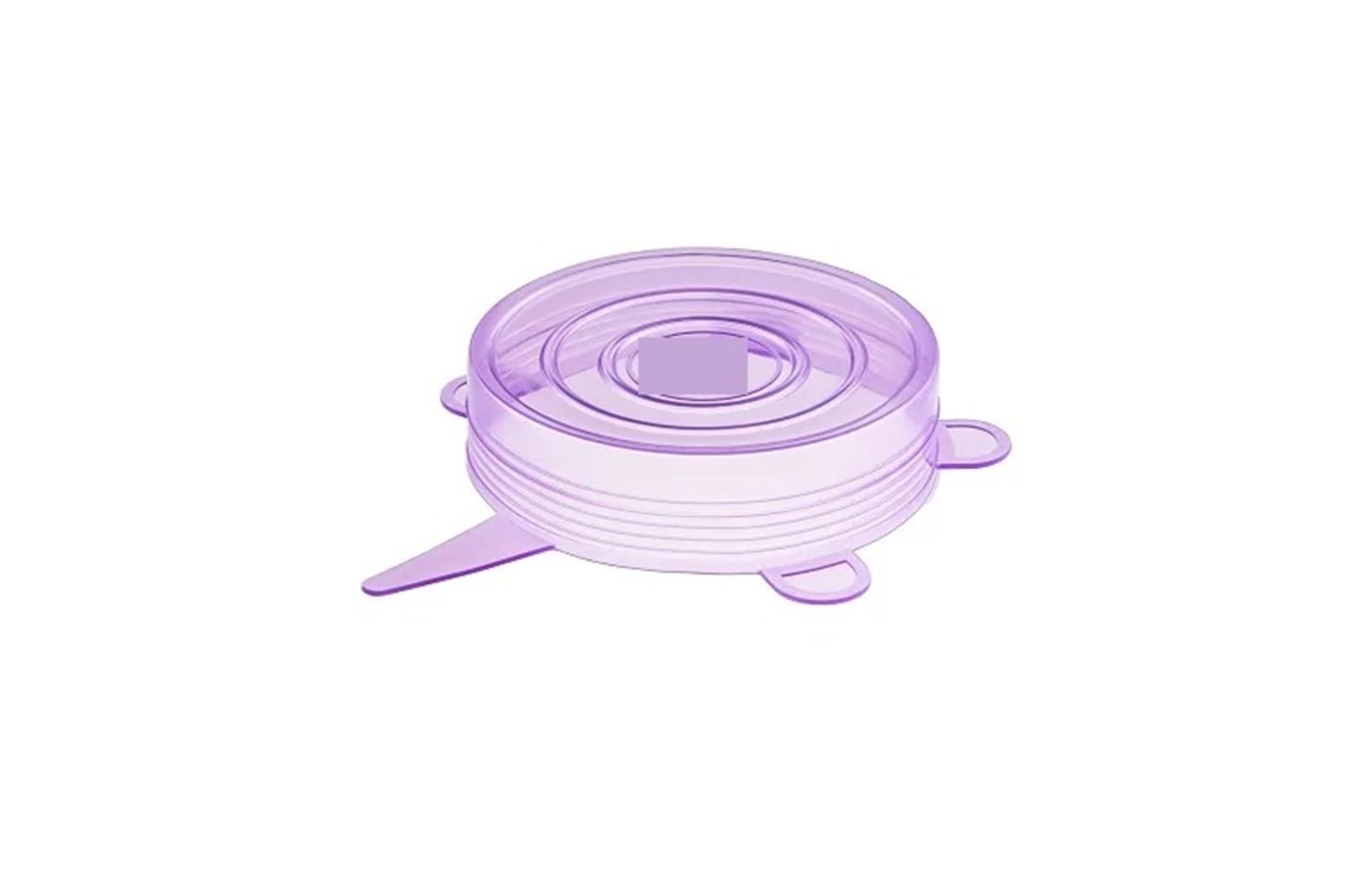 13PC Silicone Stretch Lids, Small,Reusable Silicon Food Storage Cover for Cups Bowls Soda Can Oui Yogurt for Bowls Jars(Purple01)