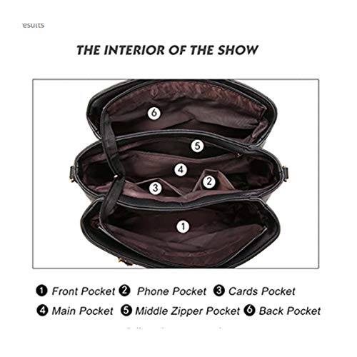 Amaze-Women-Top-Handle-Handbags-Shoulder-Satchel-Bag-Tote-Messenger-Purse-with-Tassel