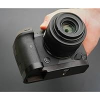 Amazon | EOSR5カメラブラックブラウン用手作り木製ウッドエボニー