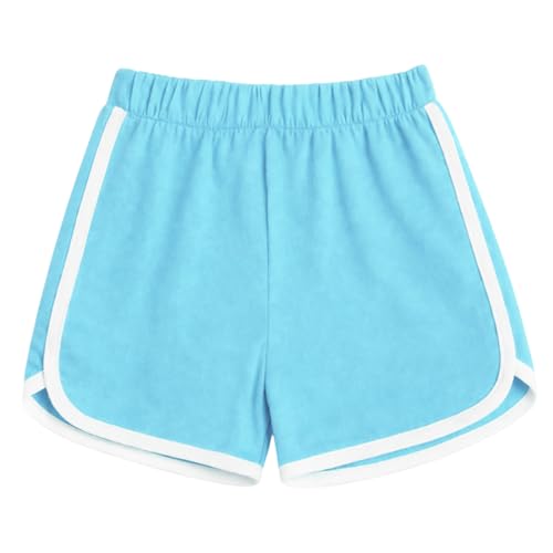 Image of Kuchipoo Girls Cotton Solid Shorts | Soft & Breathable Fabric | Elastic Waist | Casual Summer Wear | Pack of 4