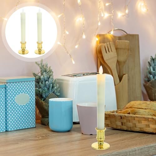 Velas con luces decorativas decoracion salon comedor led 7