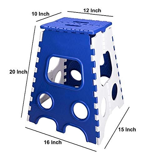 Mishrit 20 Inches Super Strong Folding Step Stool for Adults