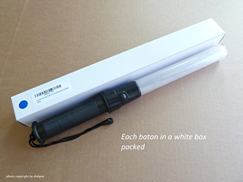 Diskpro, 15.5 Inch Led Baton Light, In 8 Blue Led With Two Flashing Modes, 2 C-Size Batteries Required. #TOP4