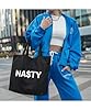 Hippowarehouse Nasty Tote Shopping Gym Beach Bag 42cm x38cm, 10 litres #3
