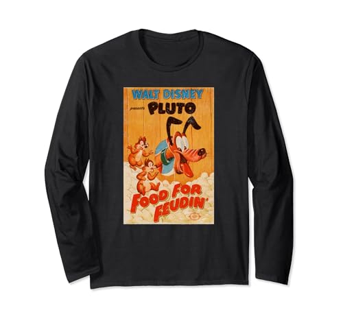 T-shirt Disney Pluto manches longues motif Chip n Dale coton