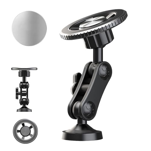 Support magnetique pour telephone portable avec aimants puissants et rotation libre