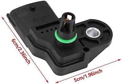 Miniatura 6 de LOGEA Interruptor del sensor de presión Mapa Colector de presión de aire Turbo Boost Sensor Compatible con Opel Fiat Compatible con Zafira Bosch