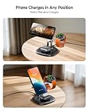 Magnetic Wireless Charger do Samsung, 3 in 1 Stacja Ładowania do Samsung Galaxy S26 Ultra/S26+/S26/S25 Ultra/S24/S23/Fold7/Z Flip 7, Galaxy Watch 8/8 Classic/Ultra/7/6/5, Galaxy Buds, SwanScout 712SM