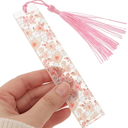 Marque-page époxy fleur séchée artisanat résine premium - 2