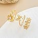 18K Gold Toe Rings for Women Non Tarnish 3Pcs Stainless Steel Adjustable Toe Ring Starfish Dolphin Shell Butterfly Daisy Flower Stacking Toe Rings Trendy Boho Summer Beach Foot Jewelry (Flower)